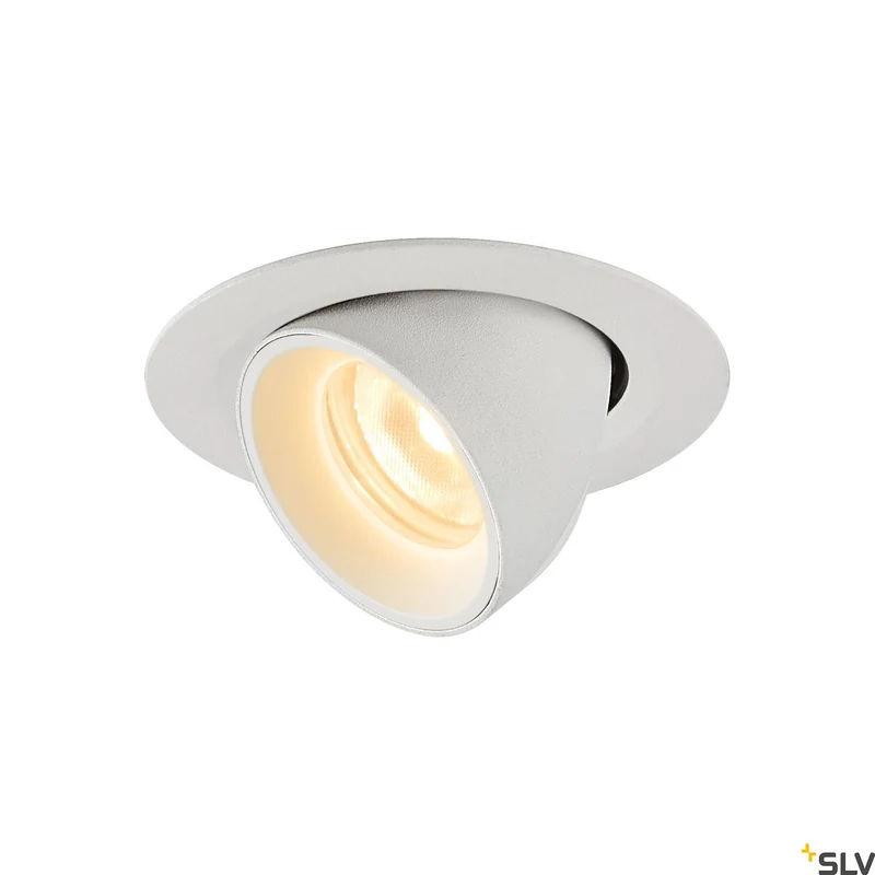 SLV NUMINOS® GIMBLE XS, Deckeneinbauleuchte weiß 3000K 20°