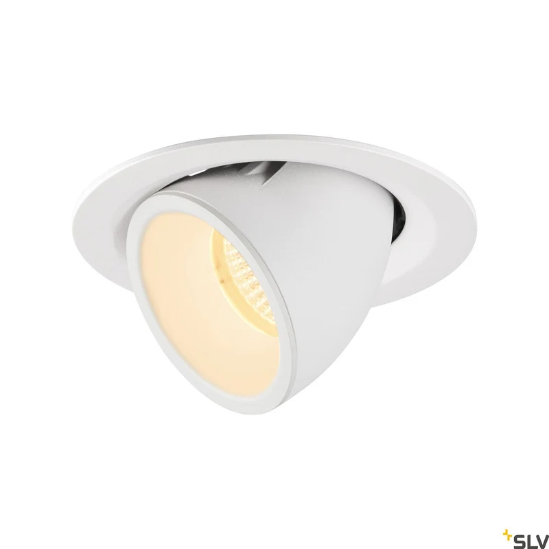 SLV NUMINOS® GIMBLE M, Deckeneinbauleuchte weiß 3000K 20°